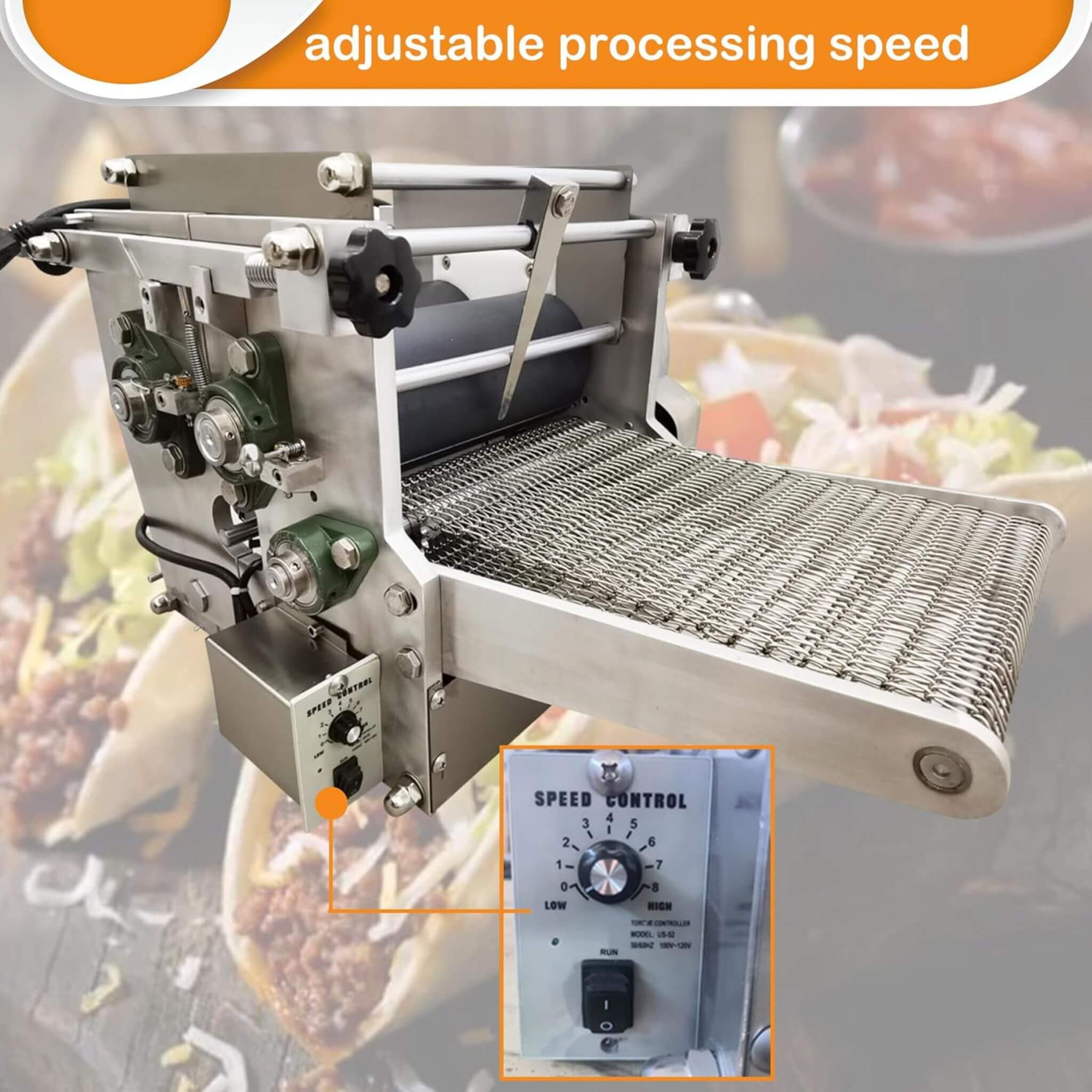 Heavy-Duty Commercial Automatic Corn Tortilla Making Machine (SAK60513) – SAKSBY WHOLESALE, view 4