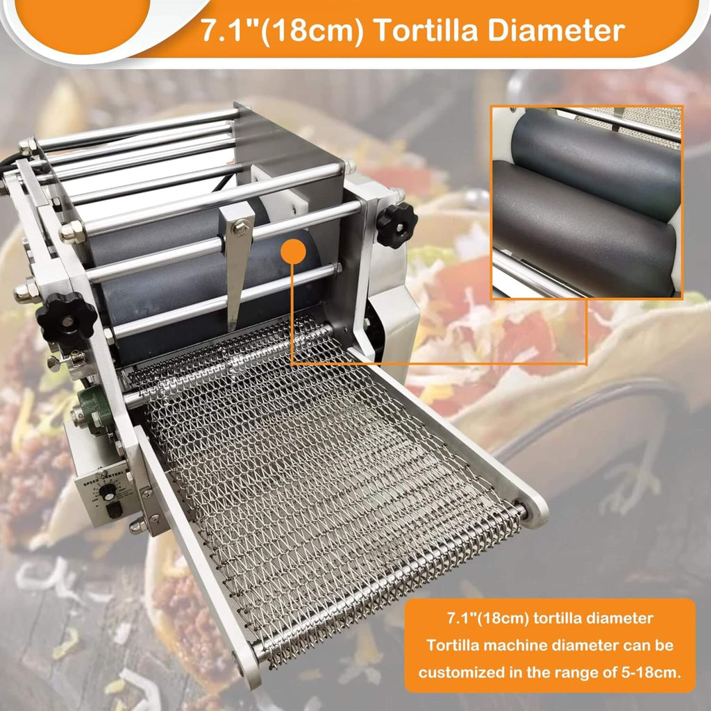 Heavy-Duty Commercial Automatic Corn Tortilla Making Machine (SAK60513) – SAKSBY WHOLESALE, view 10