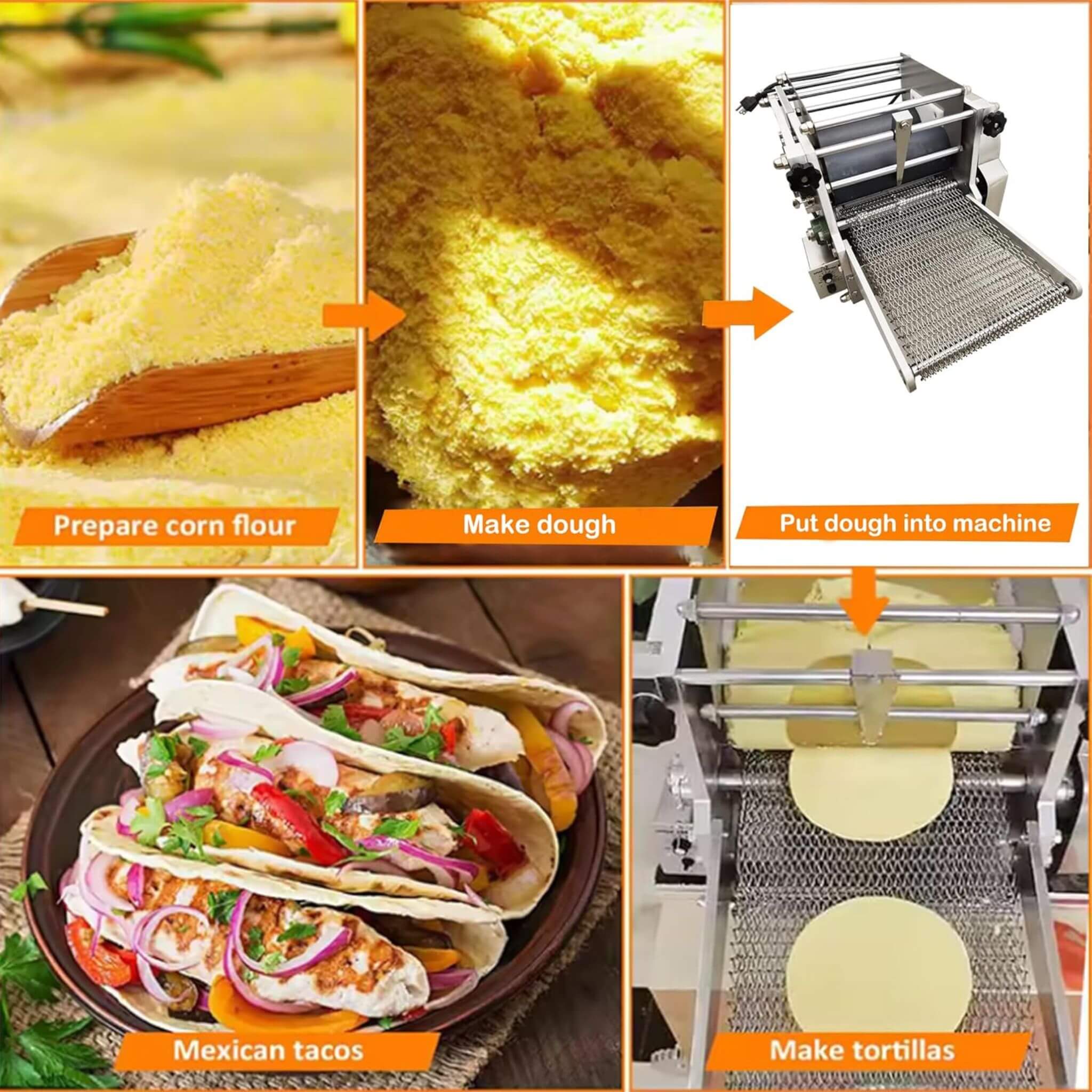 Heavy-Duty Commercial Automatic Corn Tortilla Making Machine (SAK60513) – SAKSBY WHOLESALE, view 12