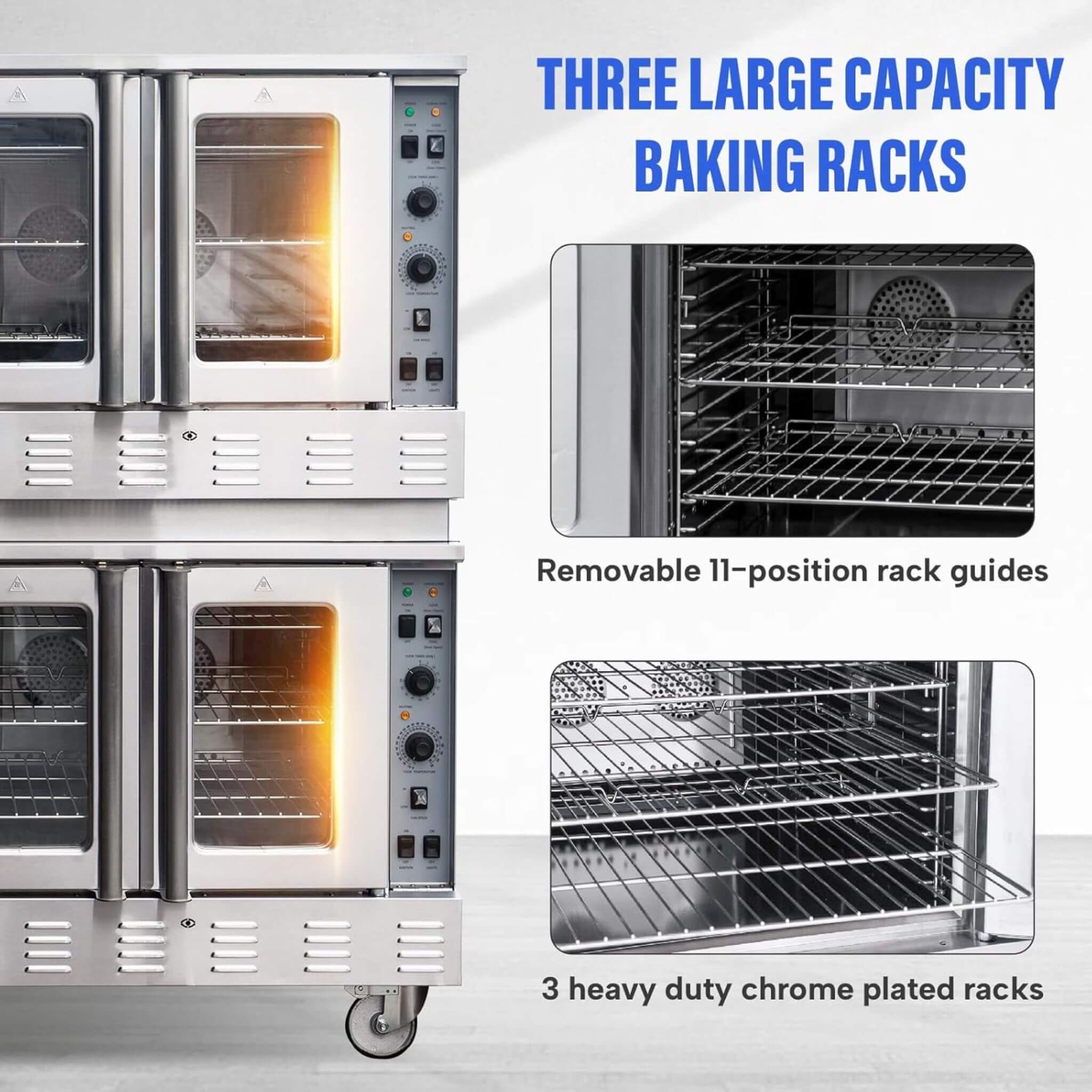 Commercial Double-Stack 160K BTU 2-Burner Stainless Steel Gas Stock Pot Range (SAK18763) – SAKSBY WHOLESALE, view 5