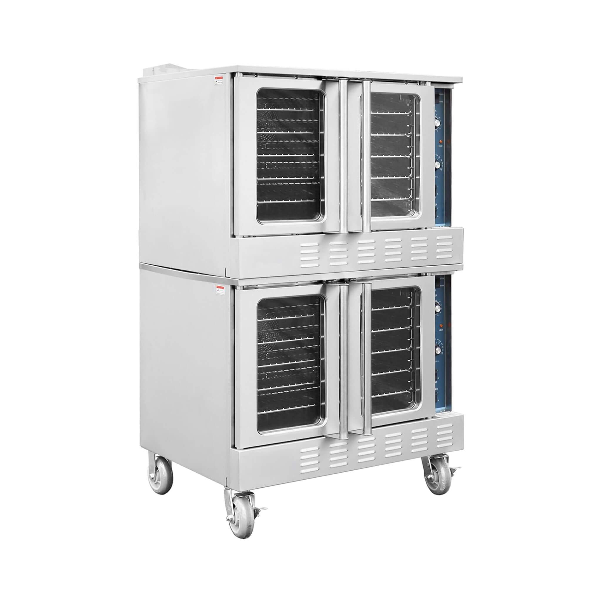 Commercial Full-Size Natural Gas/Propane Double-Stacked Convection Oven (SAK60914) – SAKSBY WHOLESALE, view 3