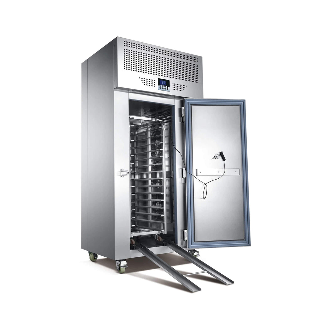 Commercial Heavy-Duty 15-Tray Blast Chiller Freezer Cabinet With Trolley Cart (SAK57249) – SAKSBY WHOLESALE, view 5