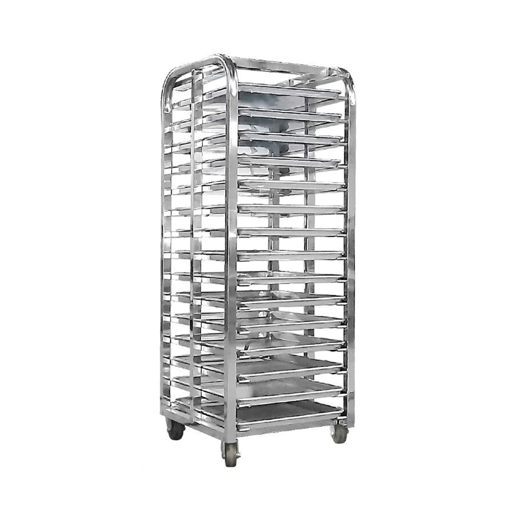 Commercial Heavy-Duty 15-Tray Blast Chiller Freezer Cabinet With Trolley Cart (SAK57249) – SAKSBY WHOLESALE, view 4