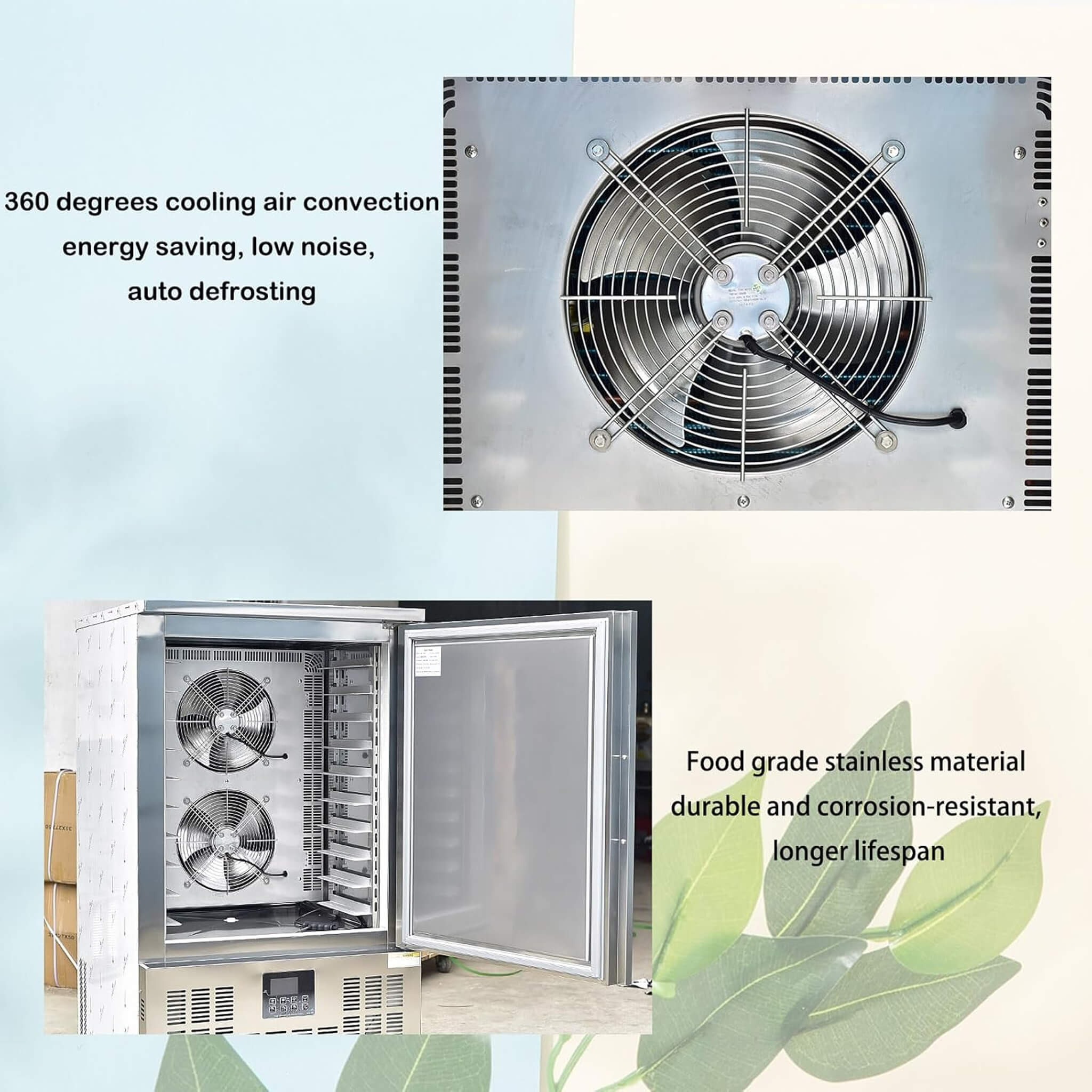 Commercial Heavy-Duty Extra-Low Temperature Blast Chiller Freezer (SAK46083) – SAKSBY WHOLESALE, view 3