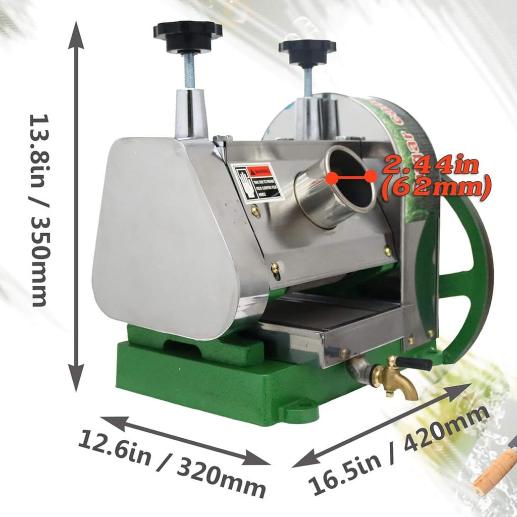 Heavy-Duty Commercial Manual Stainless Steel Sugar Cane Juicer (SAK81426) – SAKSBY WHOLESALE, view 13