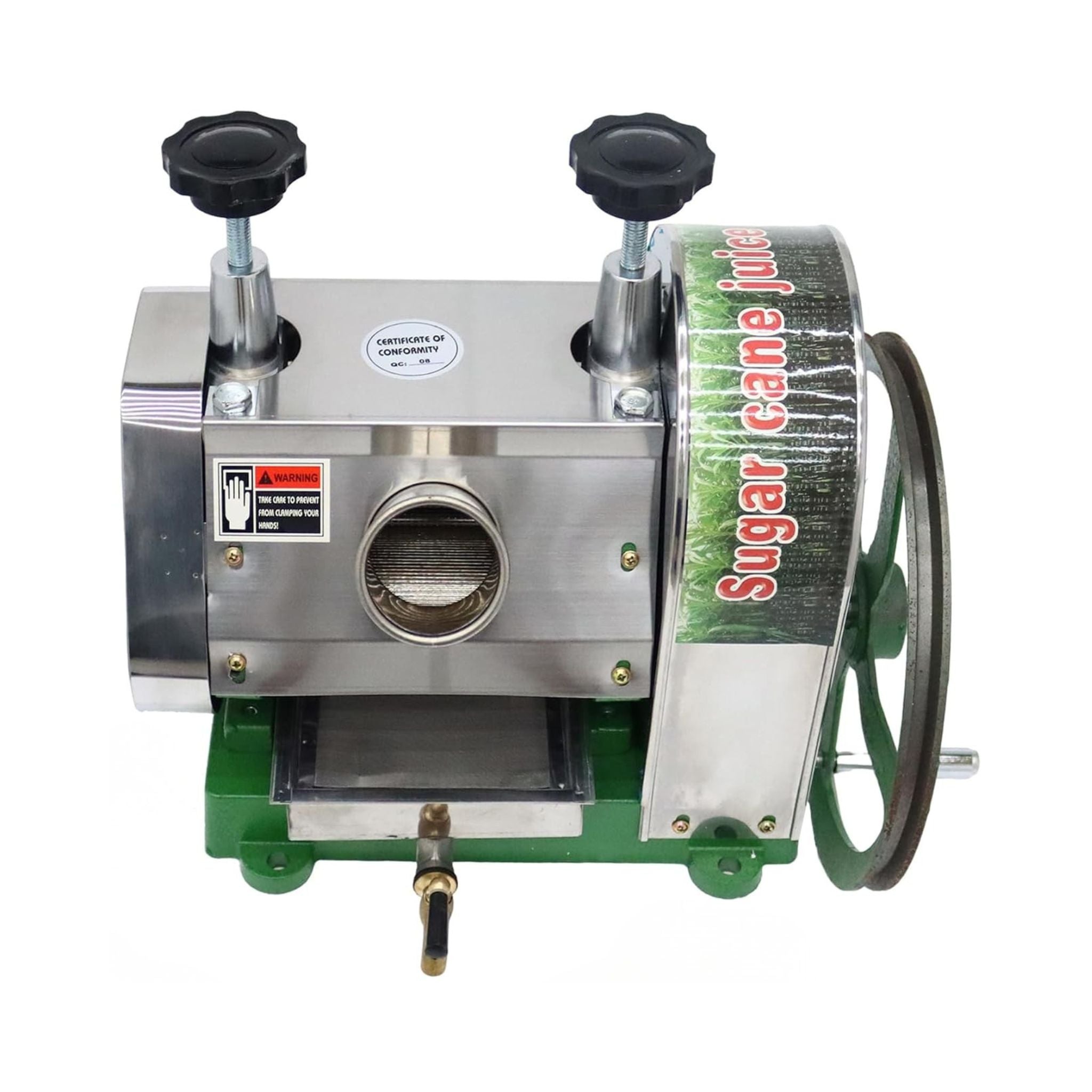 Heavy-Duty Commercial Manual Stainless Steel Sugar Cane Juicer (SAK81426) – SAKSBY WHOLESALE