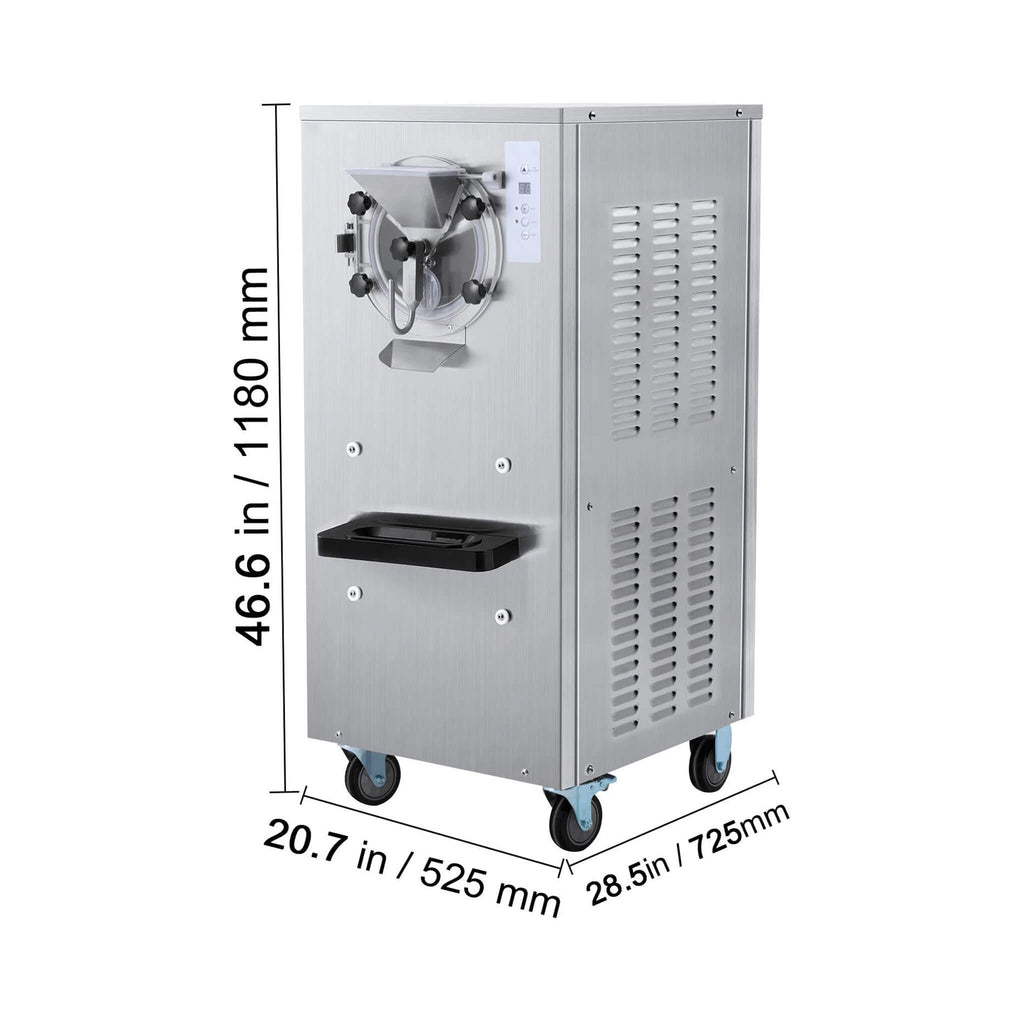 Commercial 20-25L/H Single-Flavor Hard Serve Stainless Steel Ice Cream Machine (SAK20782) – SAKSBY WHOLESALE, view 8