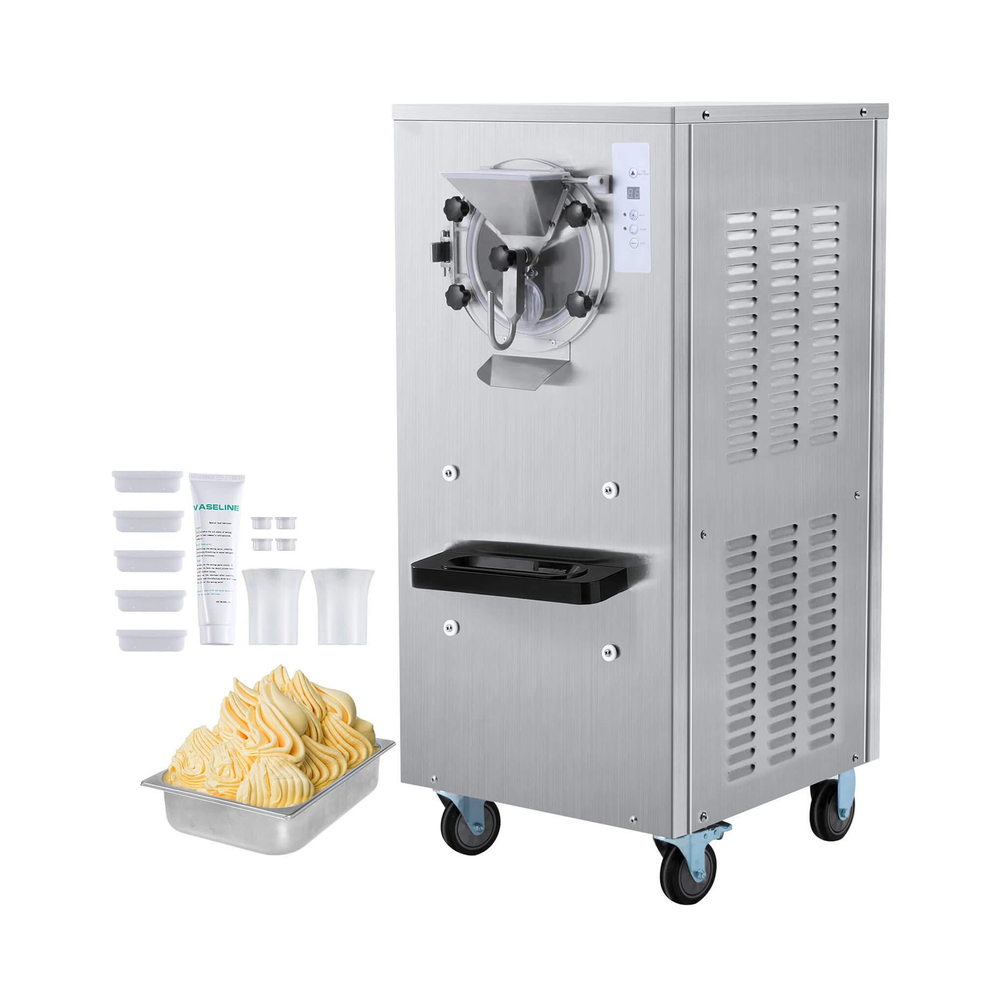 Commercial 20-25L/H Single-Flavor Hard Serve Stainless Steel Ice Cream Machine (SAK20782) – SAKSBY WHOLESALE, view 7