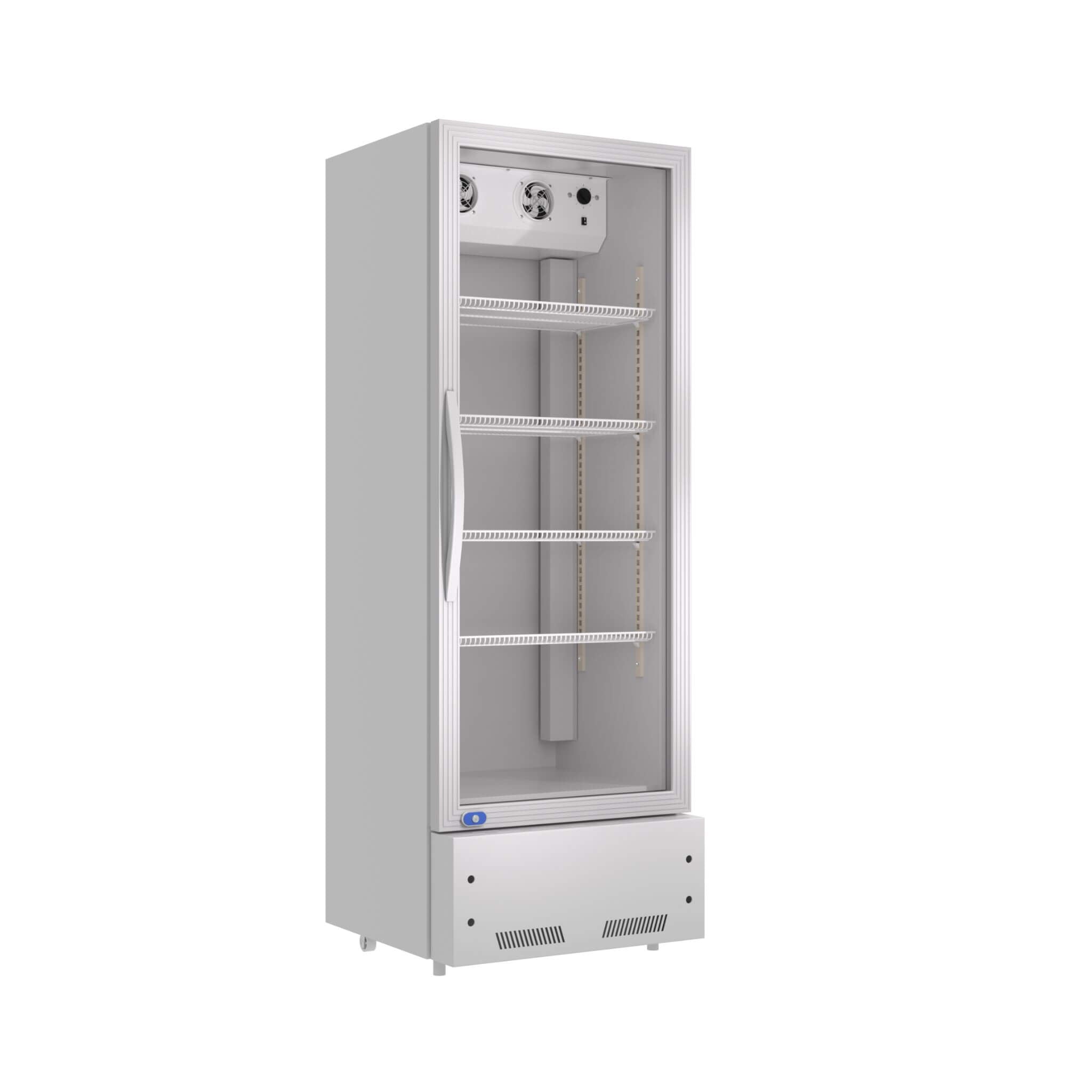 Commercial Single Glass Door Upright Beverage Cooler Refrigerator With LED Lighting (SAK24713) – SAKSBY WHOLESALE, view 5