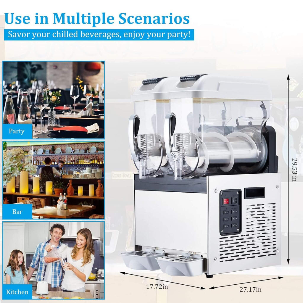 24L Commercial Stainless Steel Frozen Slush Machine With Auto Clean (SAK68047) – SAKSBY WHOLESALE, view 10