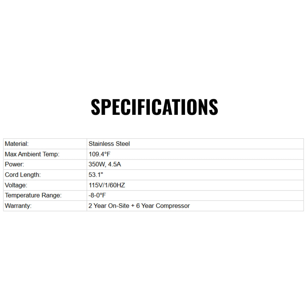 Heavy-Duty Commercial Stainless Steel Undercounter Worktop Freezer (SAK47218) – SAKSBY WHOLESALE, view 13