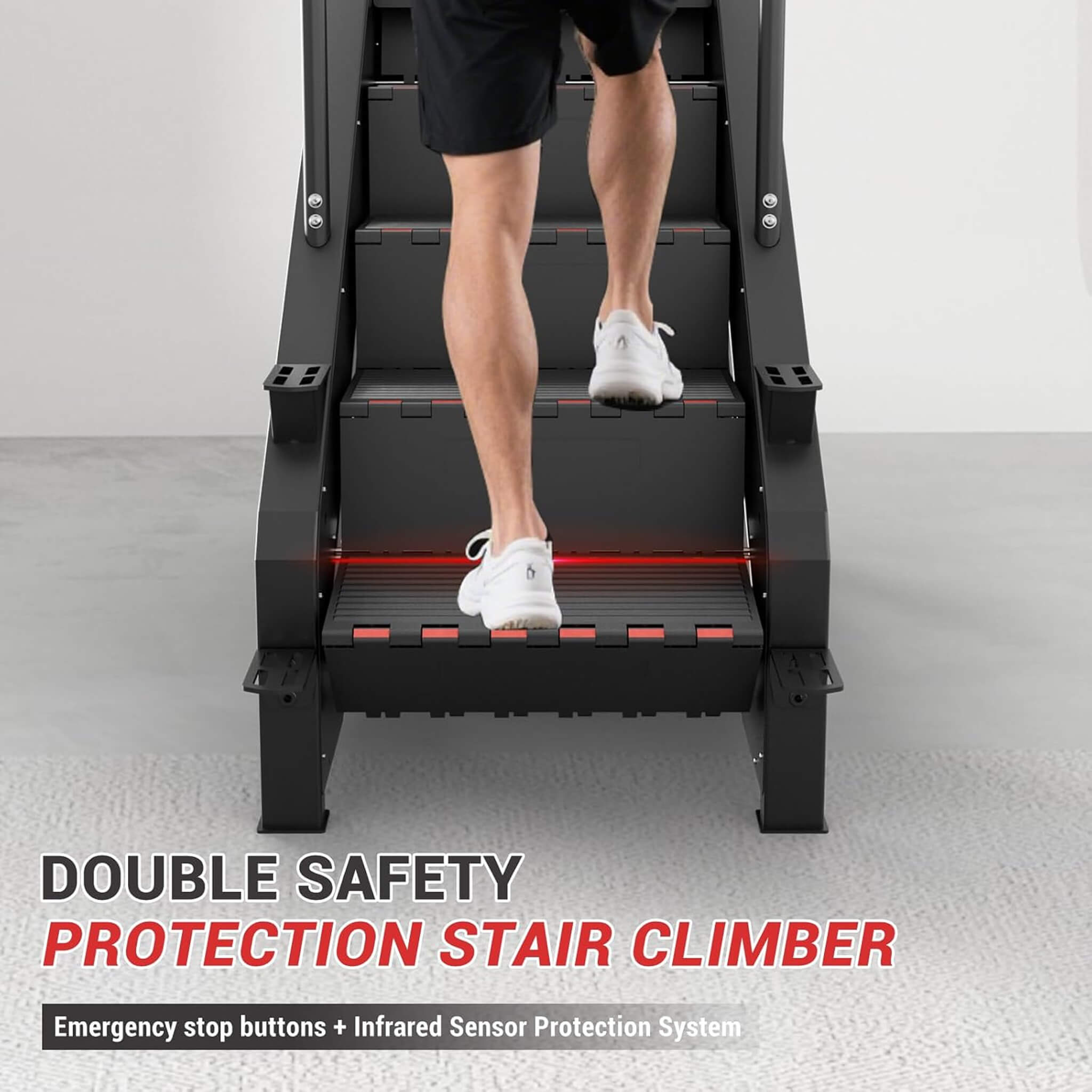 Rovix Commercial Stair Stepper With LED Display And 15 Resistance Levels (SAK91837) – SAKSBY WHOLESALE, view 6