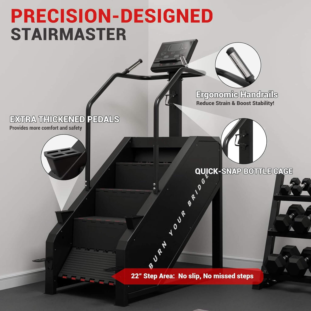 Rovix Commercial Stair Stepper With LED Display And 15 Resistance Levels (SAK91837) – SAKSBY WHOLESALE, view 5