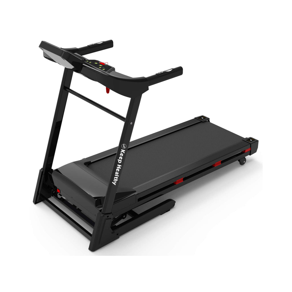 Rovix Compact 3.5HP Foldable Electric Treadmill With Bluetooth, LCD Display & 12 Pre-Set Running Programs (SAK25879) – SAKSBY