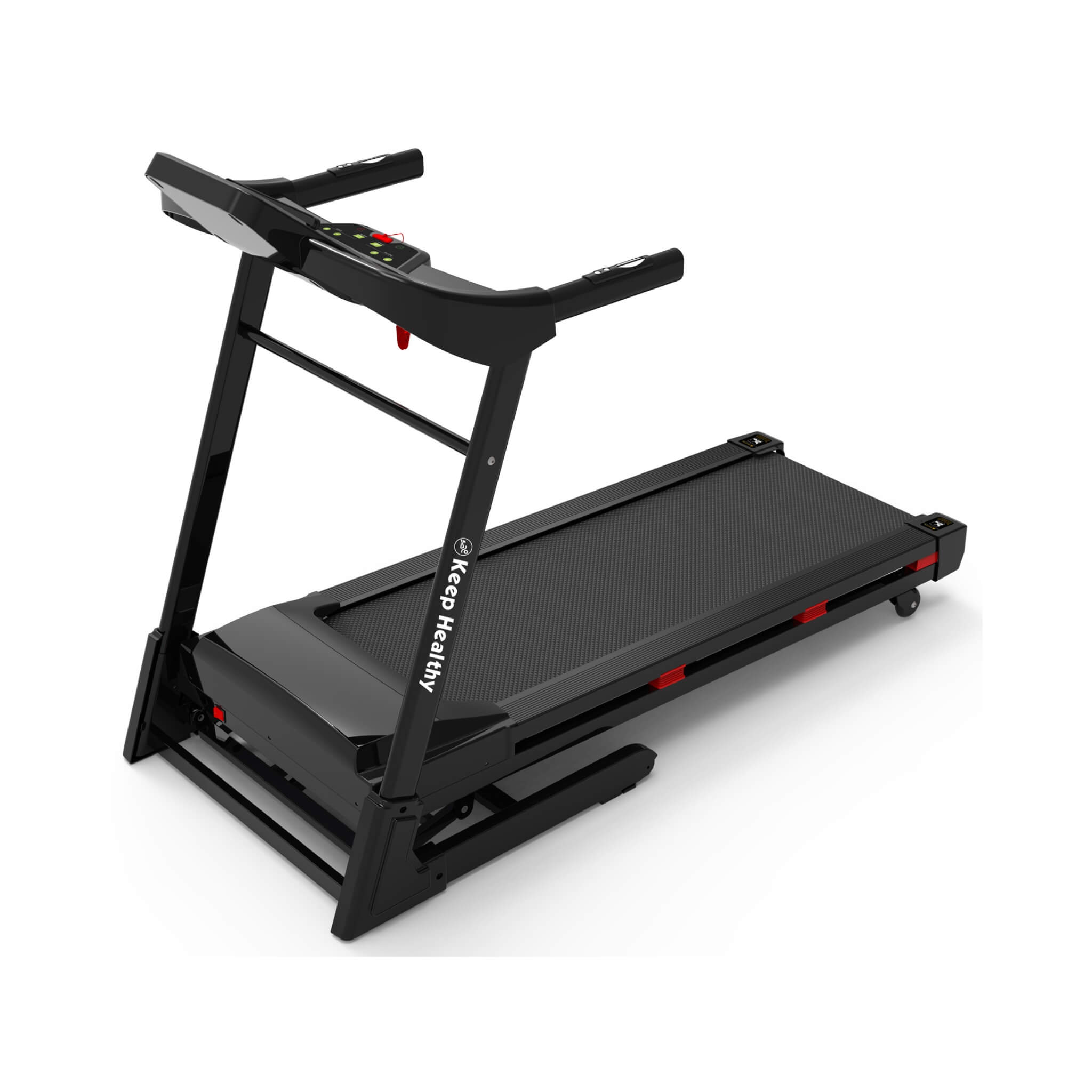 Rovix Compact 3.5HP Foldable Electric Treadmill With Bluetooth, LCD Display & 12 Pre-Set Running Programs (SAK25879) – SAKSBY