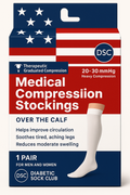 Medical Compression Stockings (Over The Calf) — diabetic foot care by DSC