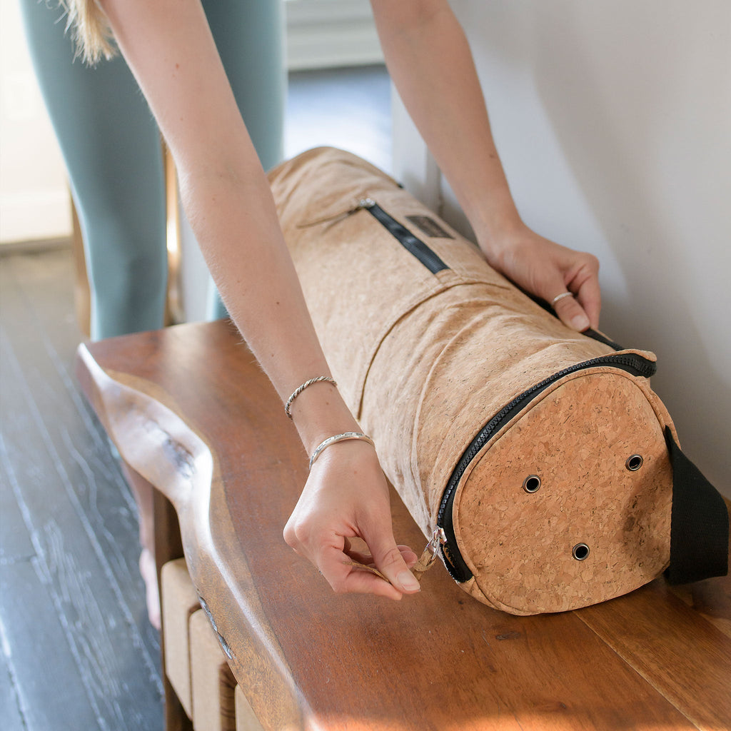 Cork Yoga Mat Carrier – Yoloha Yoga, view 4