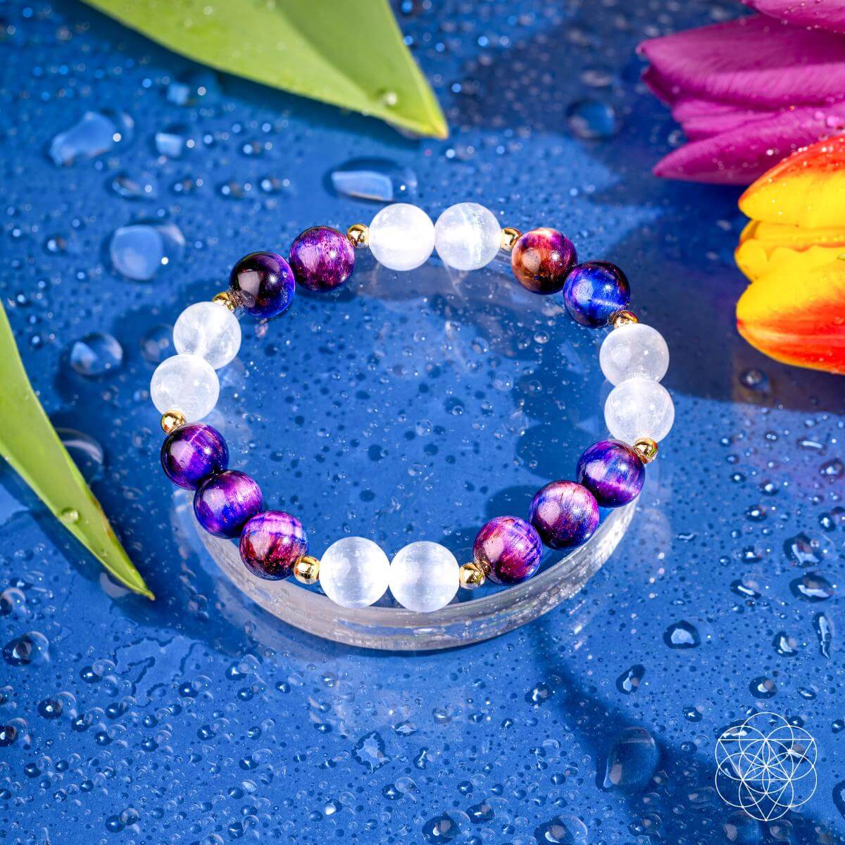 Cosmic Energy Amplifier - Galaxy Tiger’s Eye Bracelet – Conscious Items, view 5