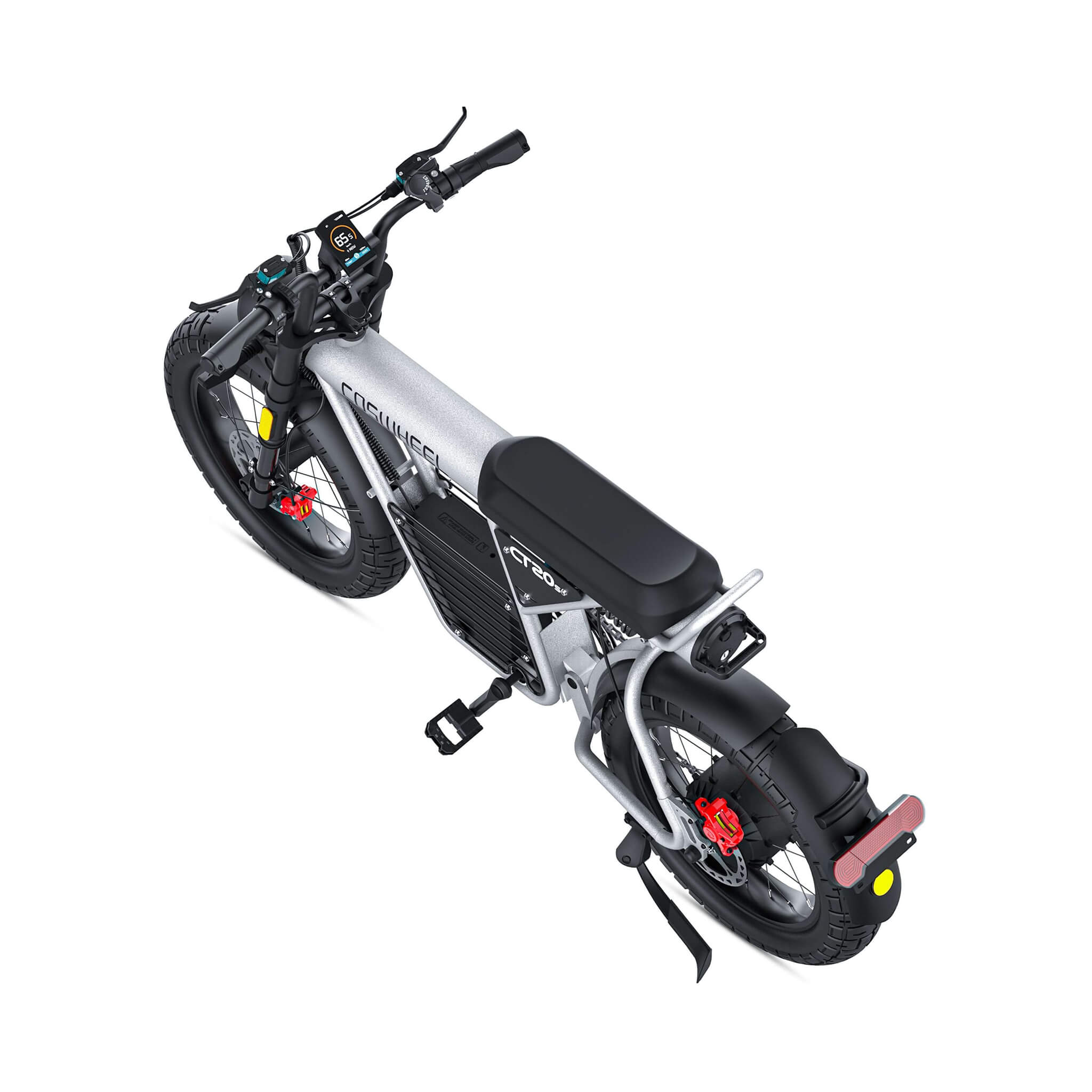 Coswheel CT20S 60V35AH 2000W 7-Speed Full-Suspension Electric Bike (SAK87104) – SAKSBY WHOLESALE, view 4