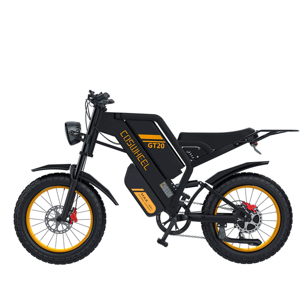 Coswheel GT20 Max 60V/40AH 2000W Dual-Battery Fat Tire Electric Bike (SAK30971) – SAKSBY WHOLESALE