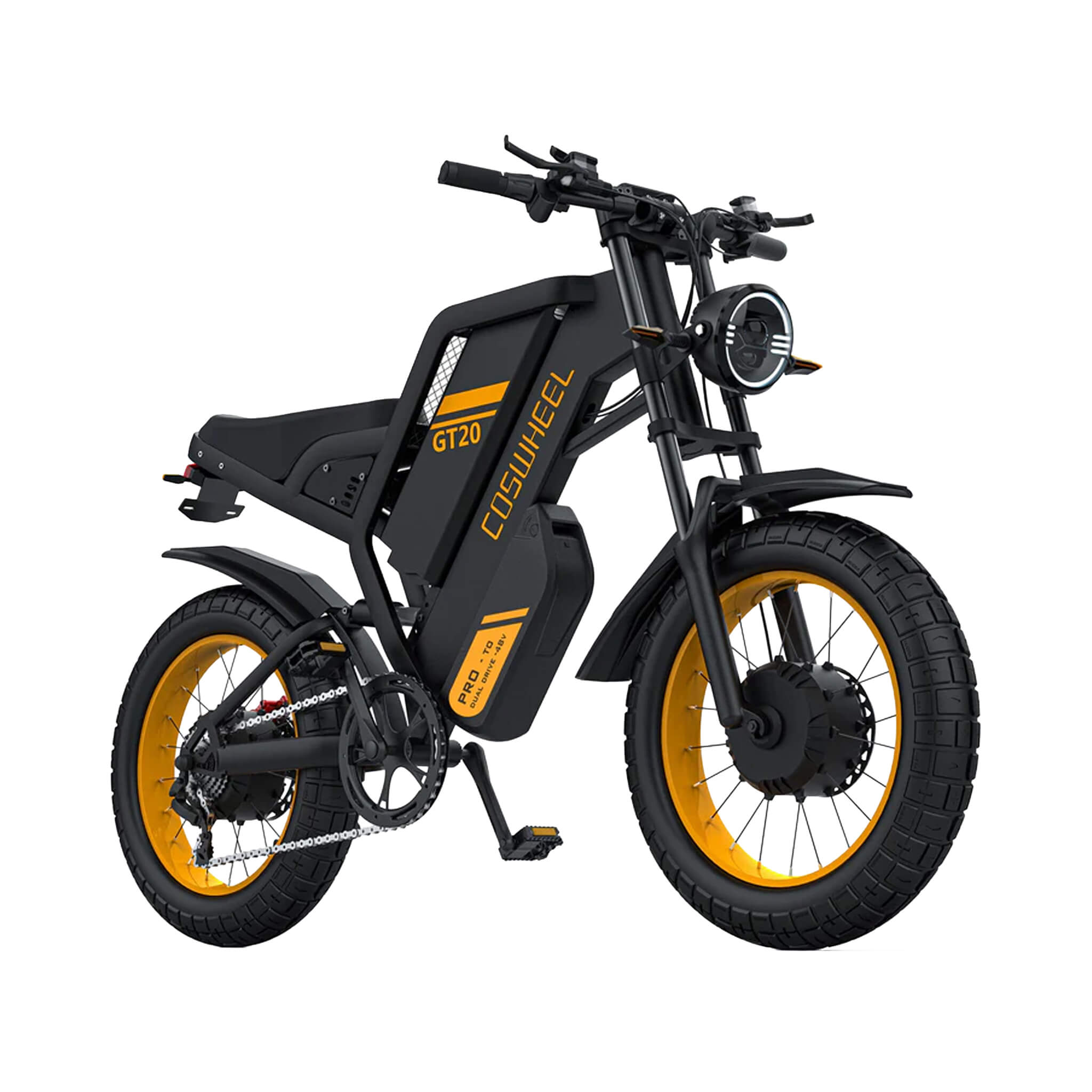 Coswheel GT20 Pro 48V/40AH 3000W Dual Motor Fat Tire Electric Bike (SAK75824) – SAKSBY WHOLESALE, view 5