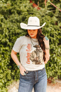 Wild Junkie Cowboy Coffee Graphic Tee — main product shot