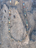 Wild Junkie Sterling Silver Cowboy Trail Heishi Beaded Choker — main product shot