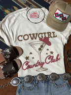 Wild Junkie Cowgirl Country Club Graphic Tee — graphic tees category context