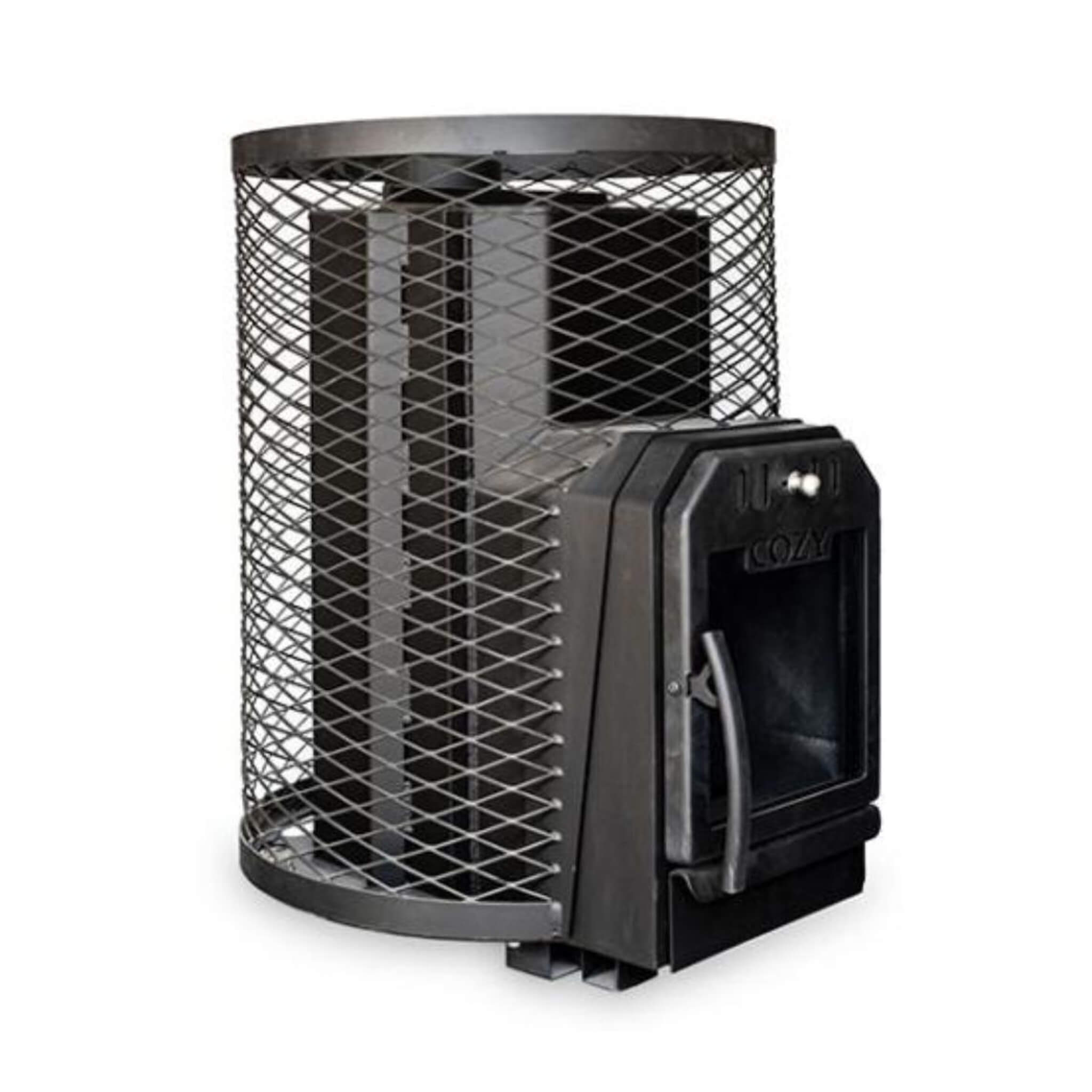 Cozy Heat O Thru-Wall Wood Burning Sauna Stove With Sauna Stones [COZY O-TW] (SAK93612) – SAKSBY WHOLESALE, view 5