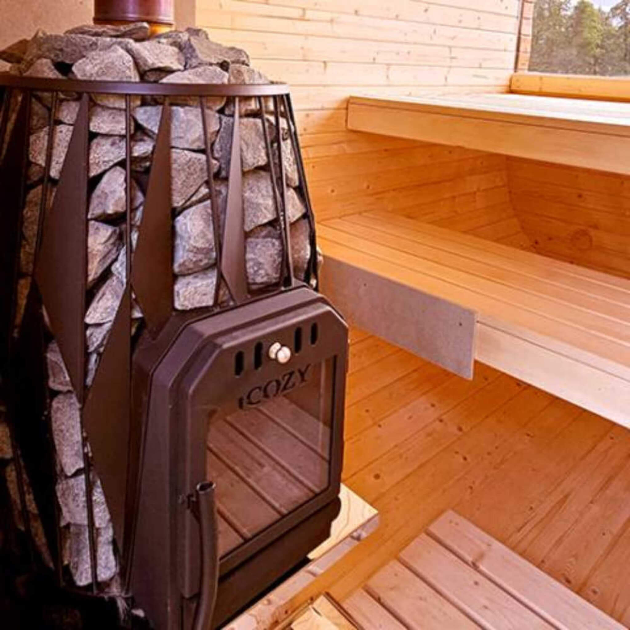 Cozy Heat OG Wood-Burning Sauna Stove With Sauna Stones [COZY OG] (SAK37298) – SAKSBY WHOLESALE, view 6