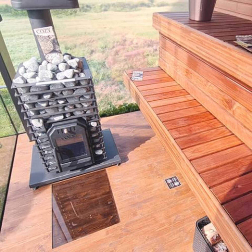 Cozy Heat Quattro Wood-Fired Sauna Stove With Sauna Stones [COZY QUATTRO] (SAK23947) – SAKSBY WHOLESALE, view 5