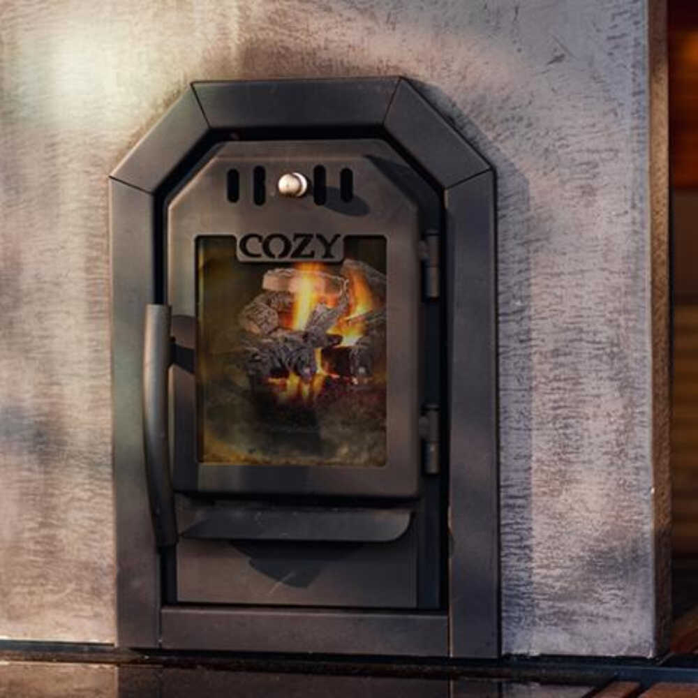 Cozy Heat SW Thru-Wall Wood Burning Sauna Stove With Sauna Stones [COZY SW-TW] (SAK69342) – SAKSBY WHOLESALE, view 5