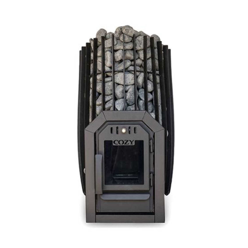 Cozy Heat SW Thru-Wall Wood Burning Sauna Stove With Sauna Stones [COZY SW-TW] (SAK69342) – SAKSBY WHOLESALE, view 4