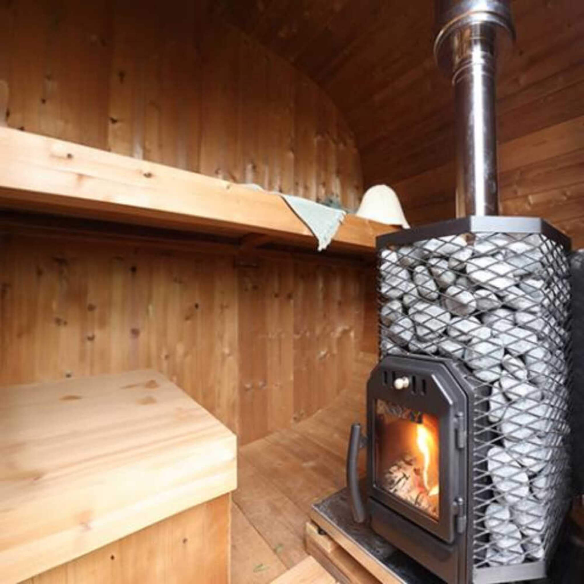 Cozy Heat Wood-Burning Floor Mount Sauna Stove With Chimney Kit And Sauna Stones [COZY] (SAK57382) – SAKSBY WHOLESALE, view 7