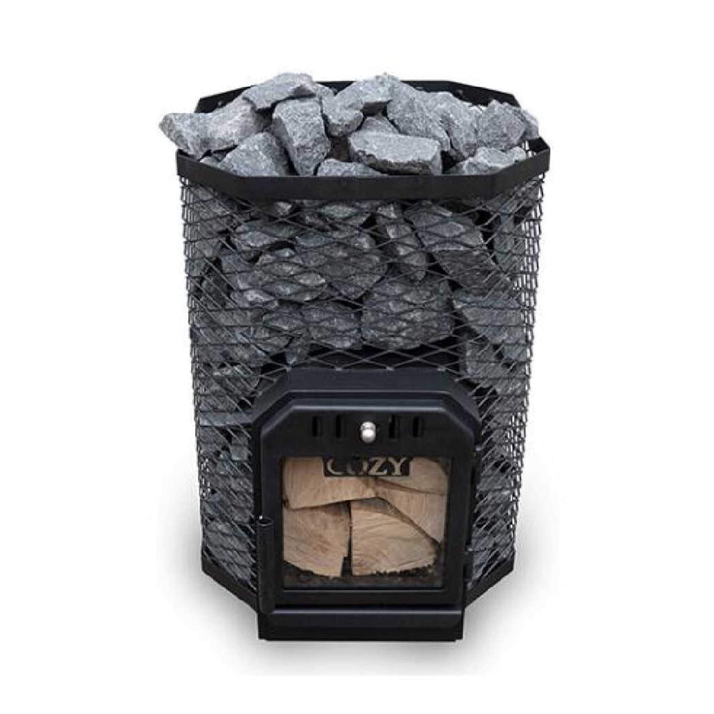 Cozy Heat Wood-Burning Floor Mount Sauna Stove With Chimney Kit And Sauna Stones [COZY] (SAK57382) – SAKSBY WHOLESALE, view 1