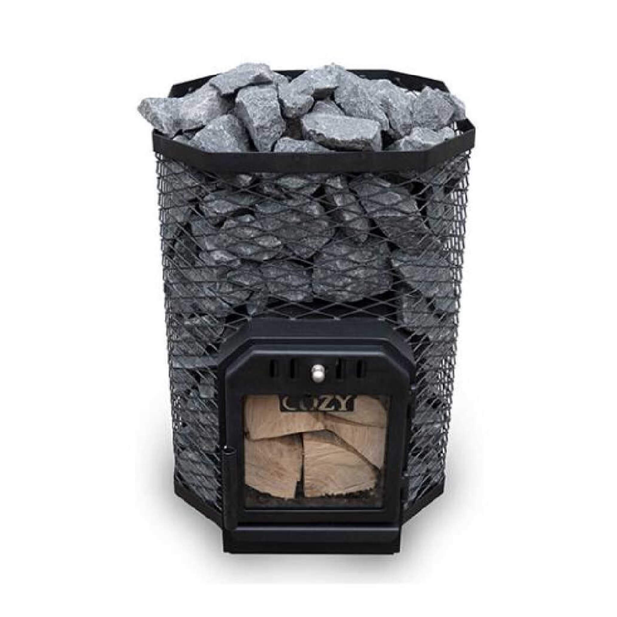 Cozy Heat Wood-Burning Floor Mount Sauna Stove With Chimney Kit And Sauna Stones [COZY] (SAK57382) – SAKSBY WHOLESALE, view 1