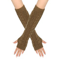 Mariam's Collection ‌Cozy Warm Cable-Knit Arm Sleeve Covers (MAC310) — detail shot 6