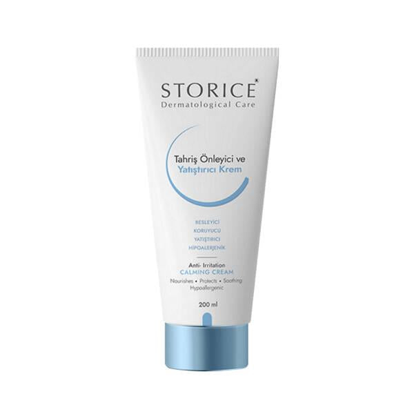 Storice Calming Cream - Anti-Irritation, Paraben-Free Skincare for Dry, Sensitive Skin Relief (200ml)