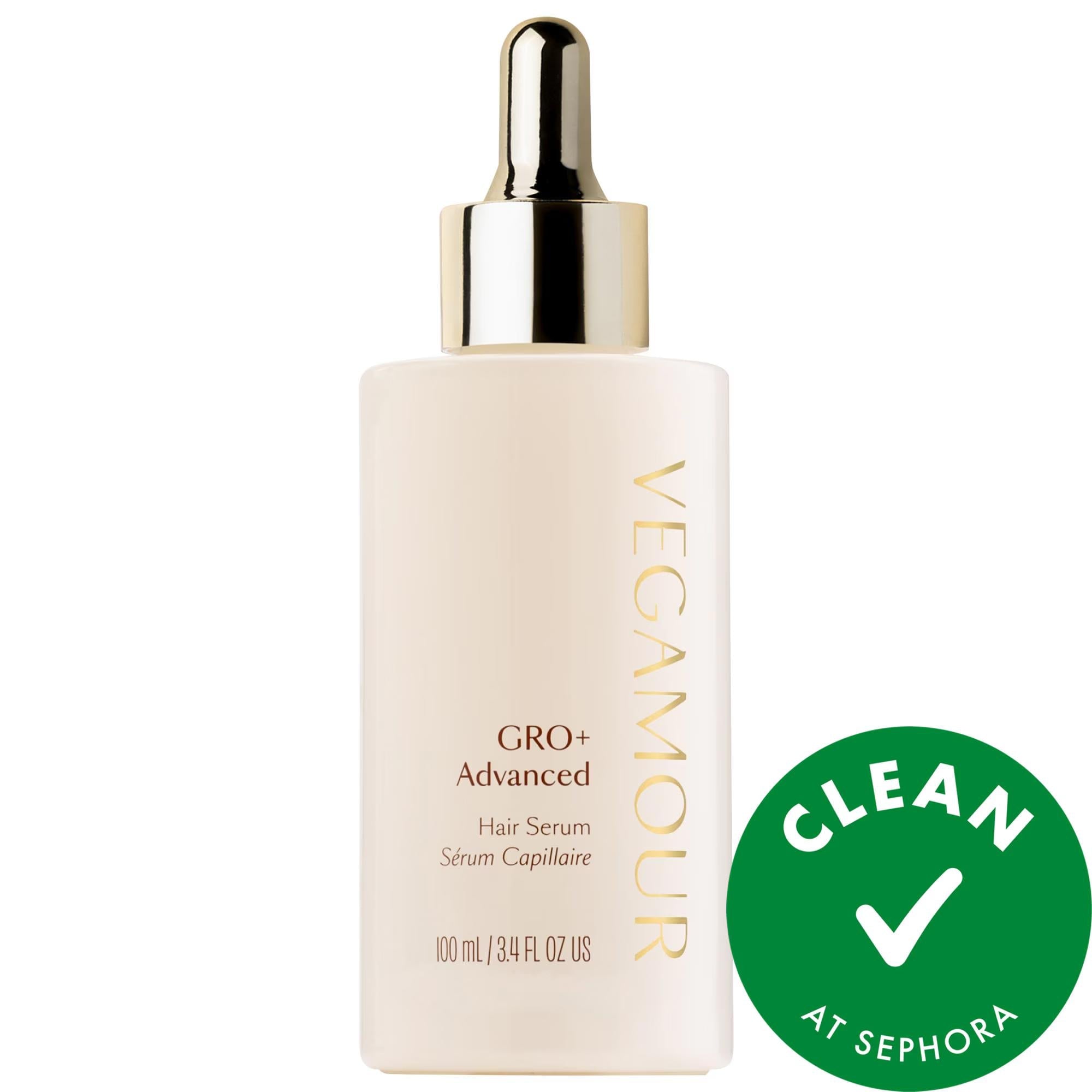 Vegamour GRO+ Advanced Hair Serum for Severe Signs of Thinning - Visibly Improves Hair Density, Reduces Shedding, Vegan Hair Care