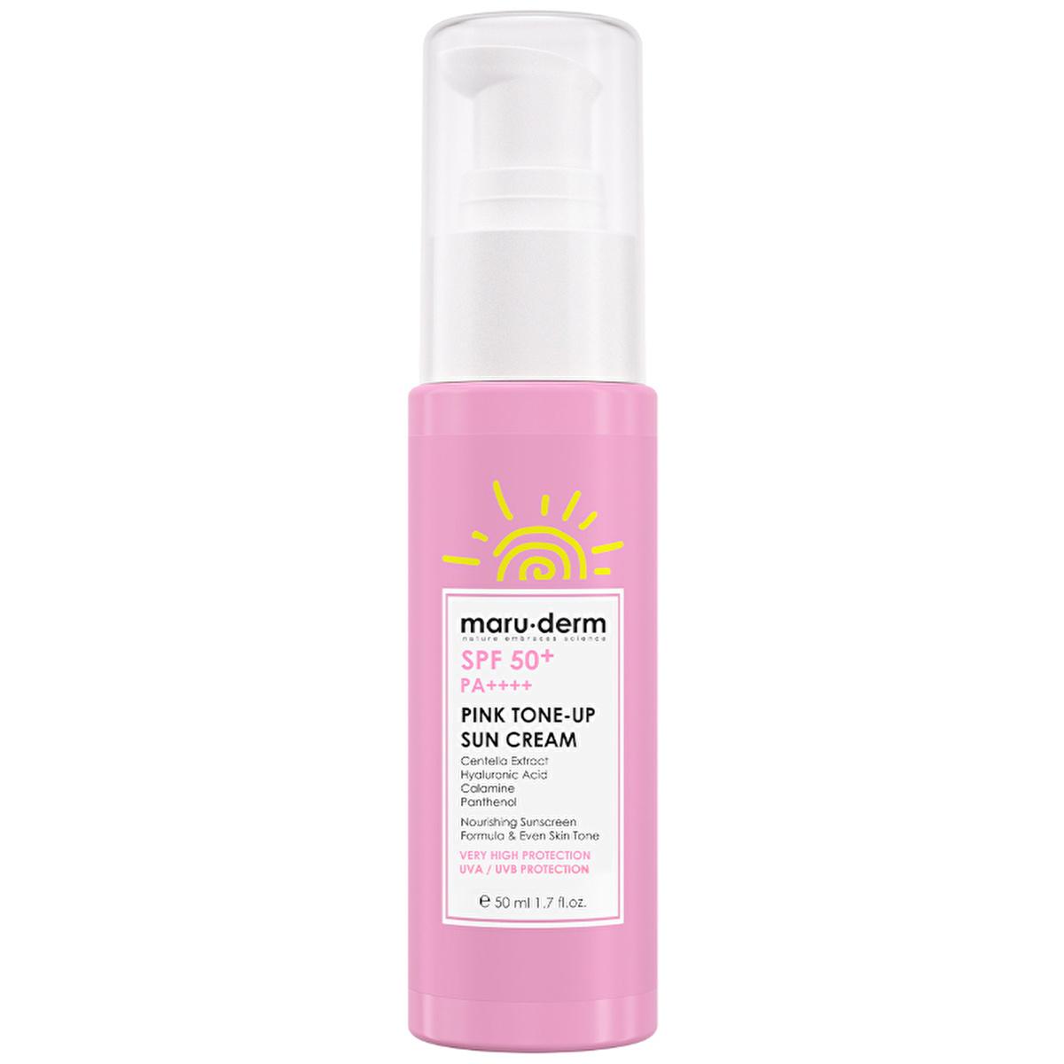 Maruderm SPF+50 Tone-Up Sunscreen 50ml - Korean Skincare, Non-Greasy, UV Protection