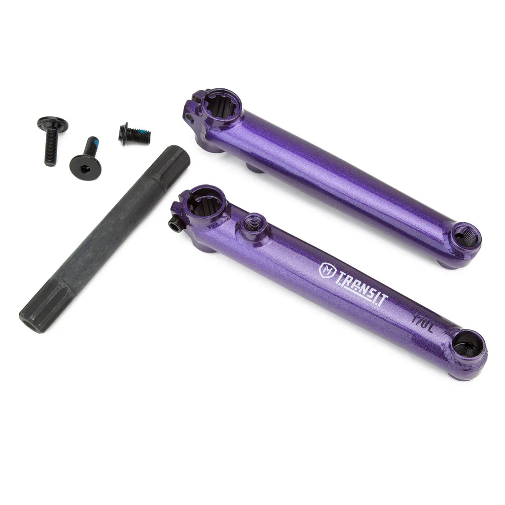 Mission BMX Transit V2 Cranks 170mm - Purple