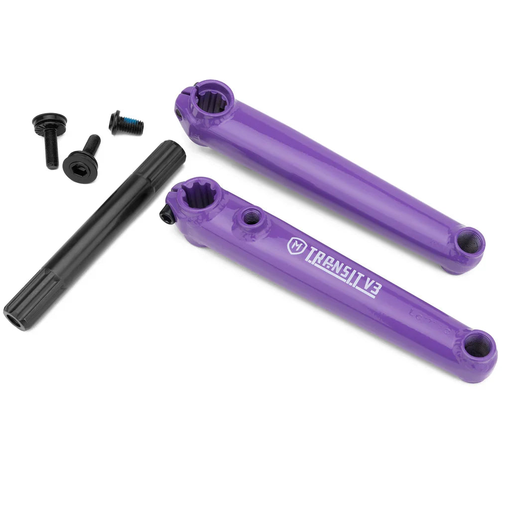 Mission BMX Transit V3 Cranks 170mm - Purple