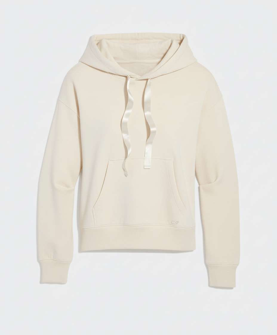 Charlies Project Kids Dreamy Soft Charlie Play Solid Color - Adult Elevated Pull Over Bamboo Hoodie Sweatshirt — detail close