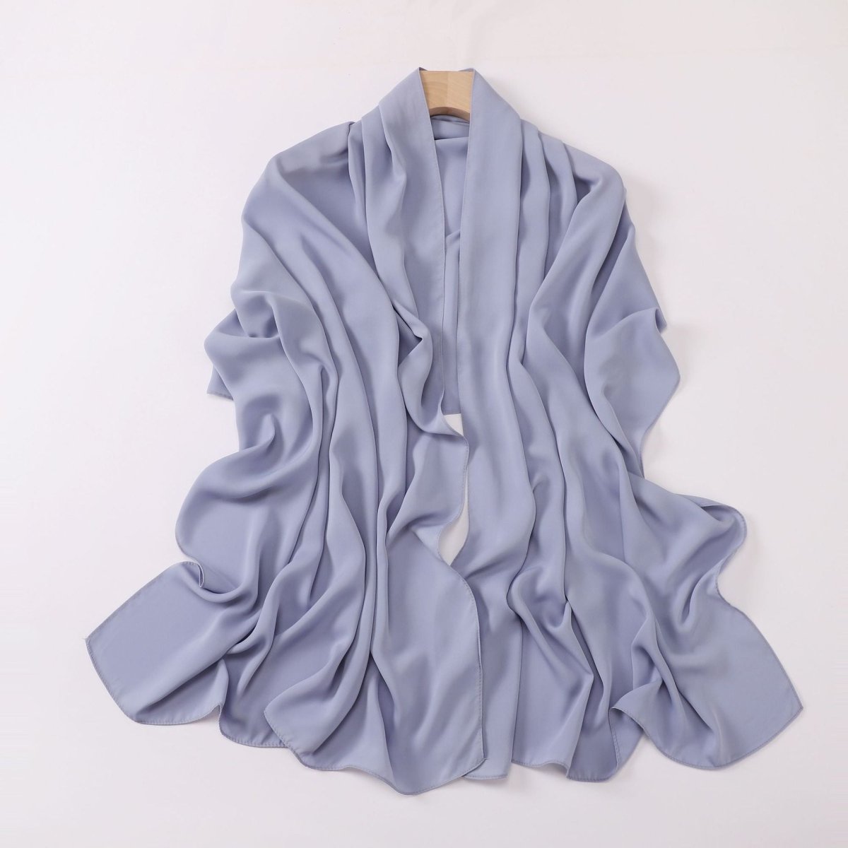 Mariam's Collection Crinkle-Resistant Long Hijab Silk-Like Hijab (MH154) — product category context