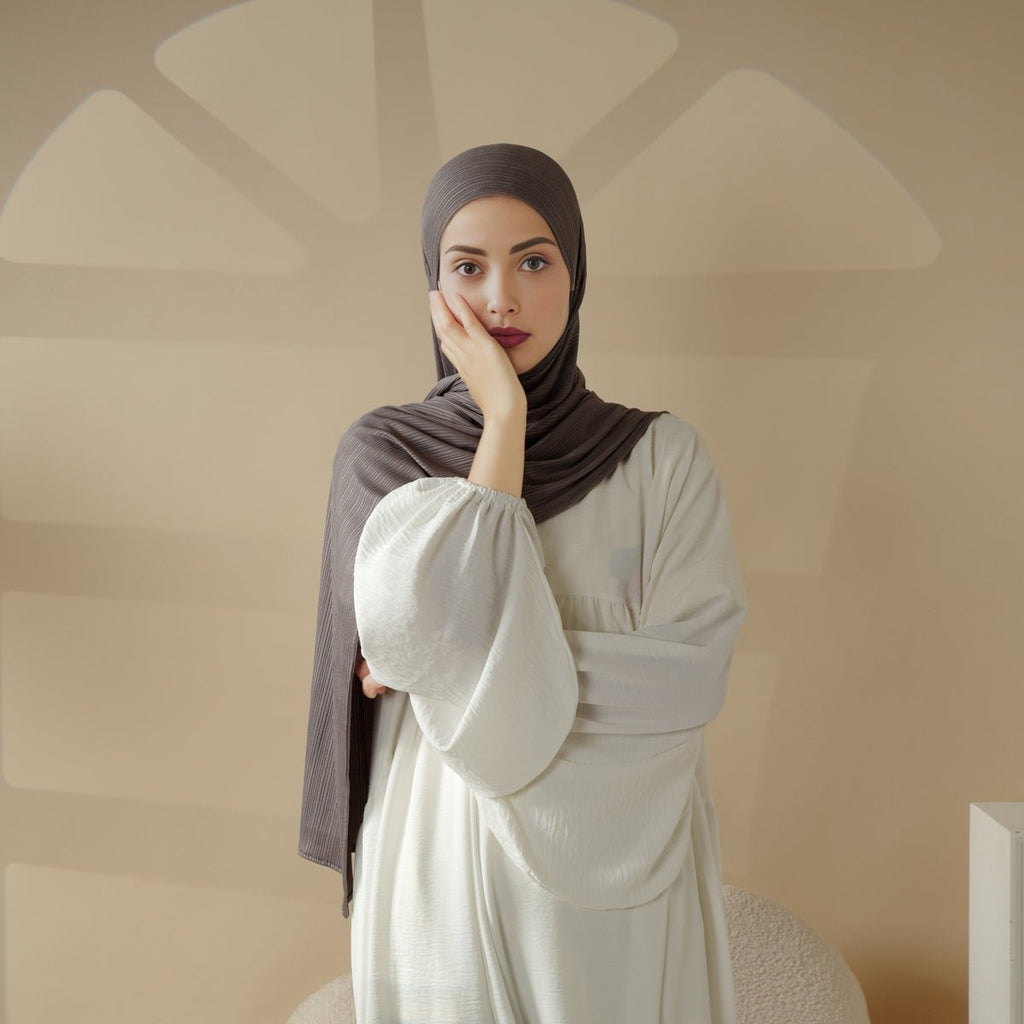 Mariam's Collection Crinkled Soft Jersey Hijab | Crinkled Hijab (MH001) — main product shot