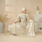 Luxury Hand-Embellished Cape  Abaya (MA144)