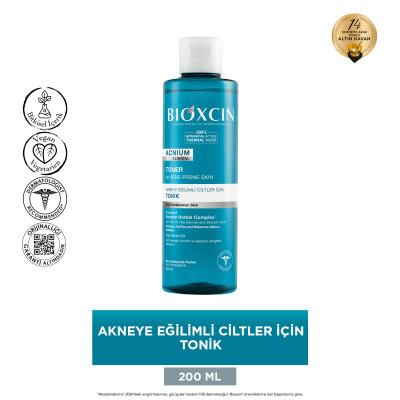 Bioxcin Acnium: Clinically Tested Vegan Acne Toner - Reduce Breakouts & Improve Skin Clarity with Facial Toner for Acne-Prone Skin, 200ML