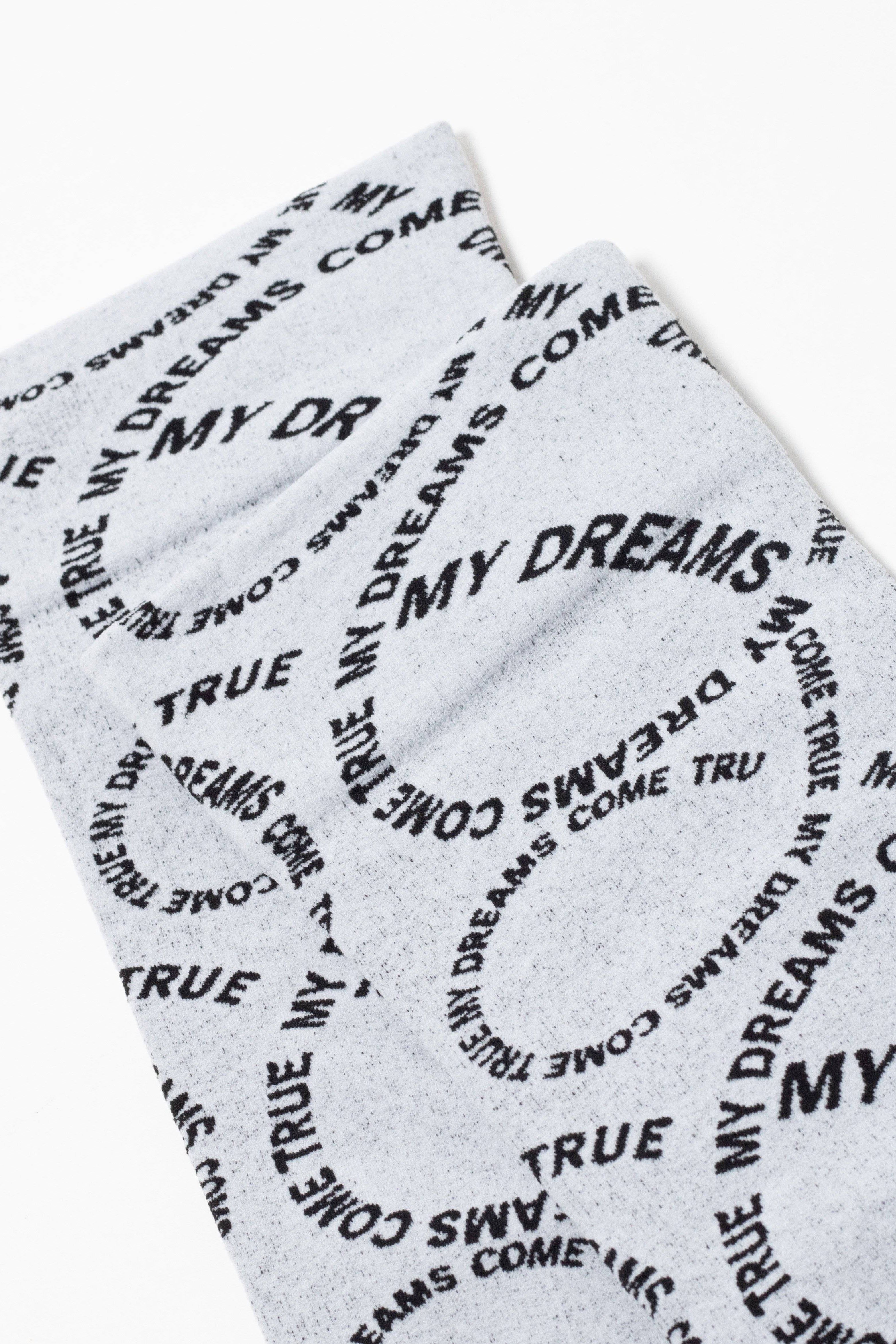 TheRanok.com Dense Socks Conte Fantasy - Knitted "My dreams" Design — alternative angle