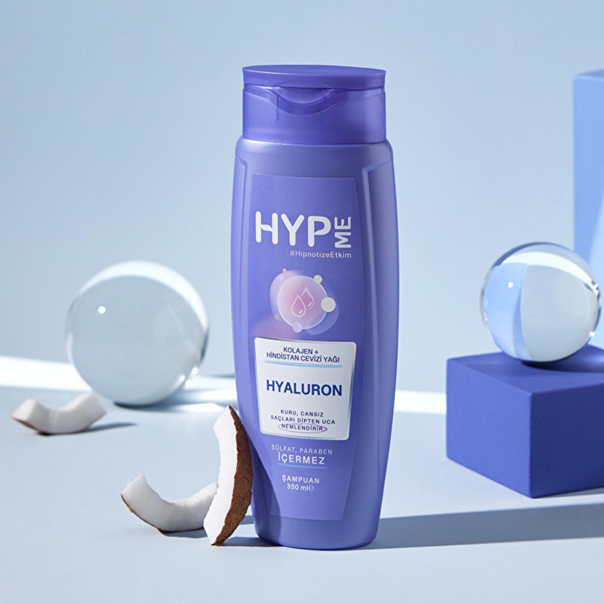 Hyp Me Moisturizing Sulfate-Free Shampoo with Hyaluronic Acid & Collagen - 11.83 fl oz - Nourishing Hair Care