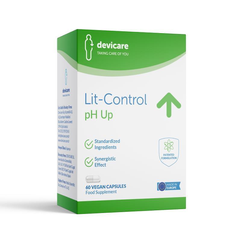 Lit-Control Urinary pH Adjuster Supplement - 60 Capsules for Effective pH Balance Management